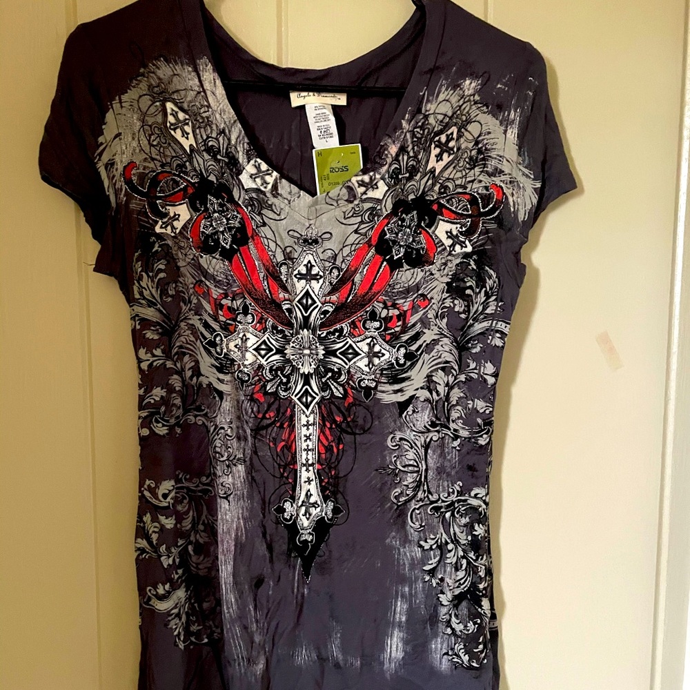 Angles & diamonds tee